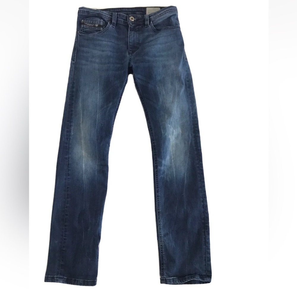 Diesel Waykee Kids Regular Straight Girl Youth Size 12Y Blue Denim Jeans Stretch